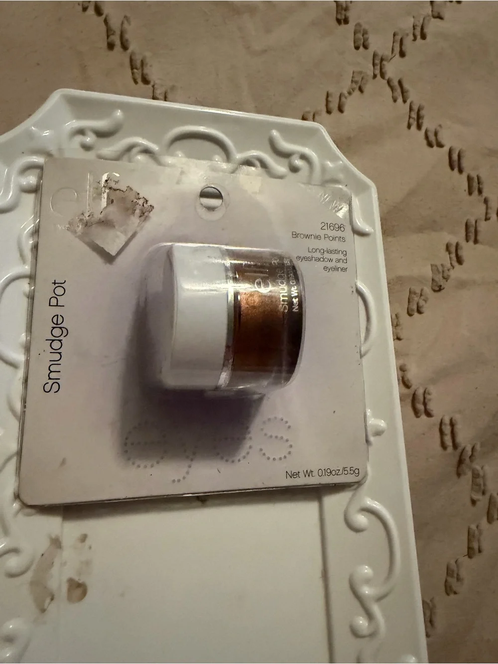 e.l.f. Smudge Pot Cream and  Eyeshadow quad